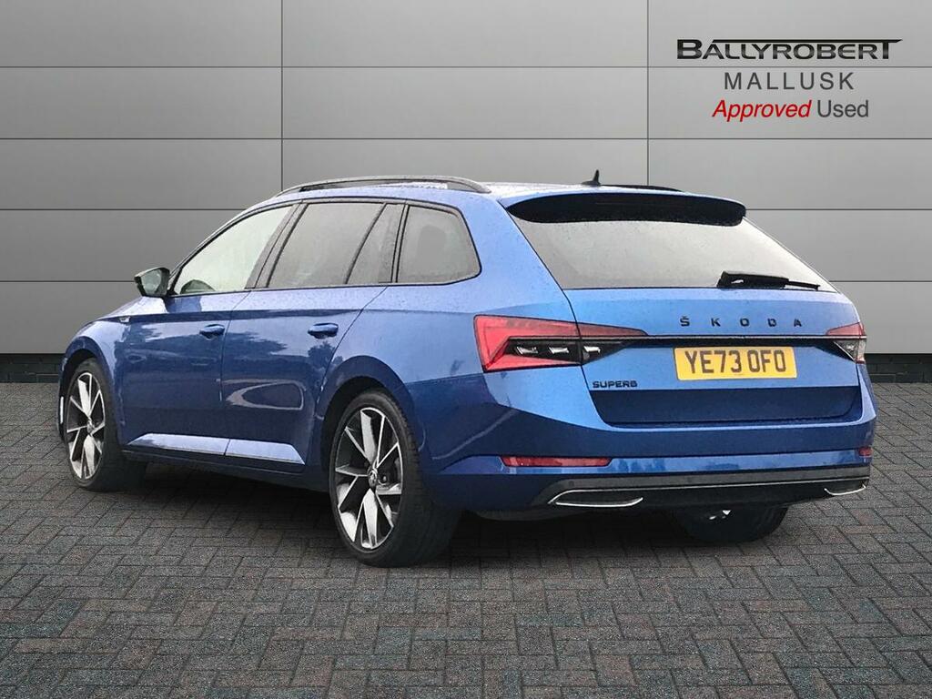 Skoda Superb 1.5 Tsi Sport Line Plus Dsg Blue #2