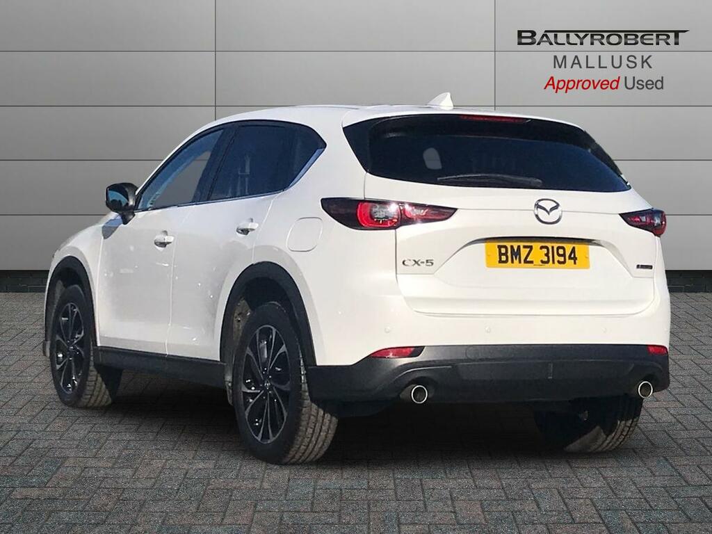 Mazda CX-5 2.0 E-skyactiv G Mhev Exclusive-line White #2