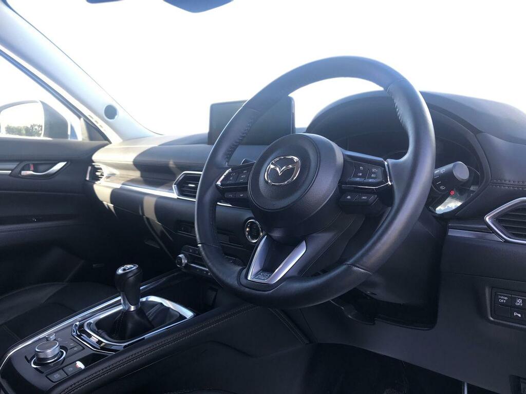 Mazda CX-5 2.0 E-skyactiv G Mhev Exclusive-line White #3