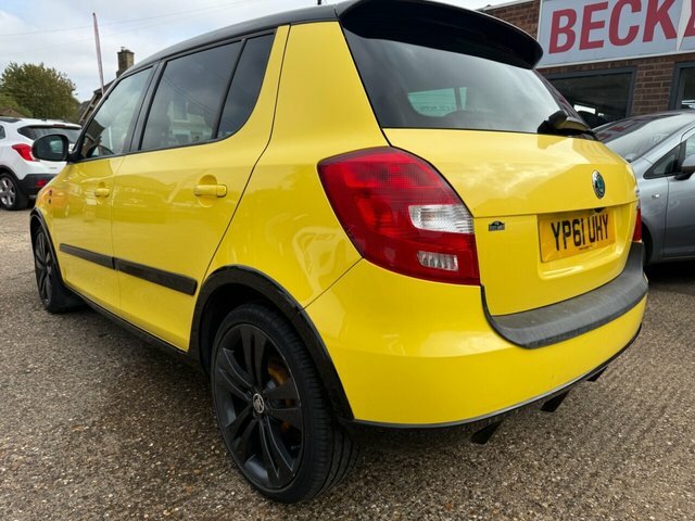 Skoda Fabia Tdi Monte Carlo Hatchback Yellow #4