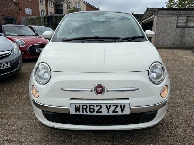 Fiat 500 Lounge Hatchback White #2