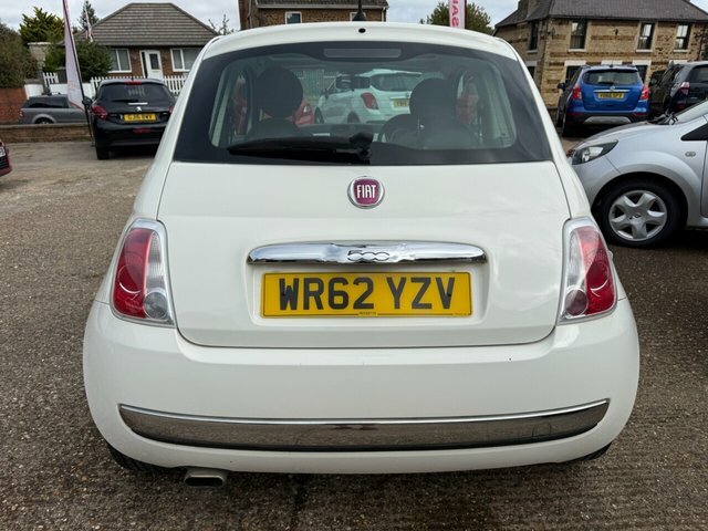 Fiat 500 Lounge Hatchback White #6
