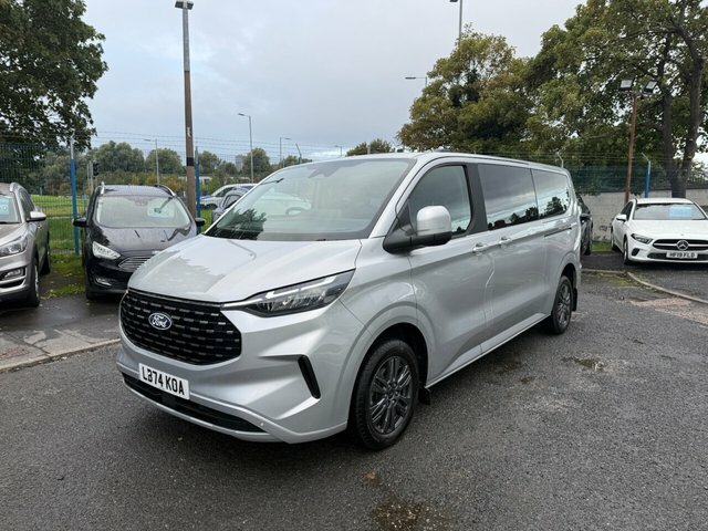 Ford Tourneo Custom 2024 2.0 320 Ecoblue Titanium Minibus Double Cab 5 Silver #6