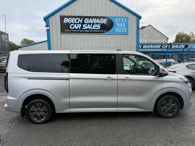Ford Tourneo Custom 2024 2.0 320 Ecoblue Titanium Minibus Double Cab 5 Silver #2