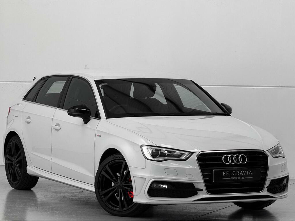 Audi A3 1.6 Tdi S Line Sportback Euro 6 S S White #4