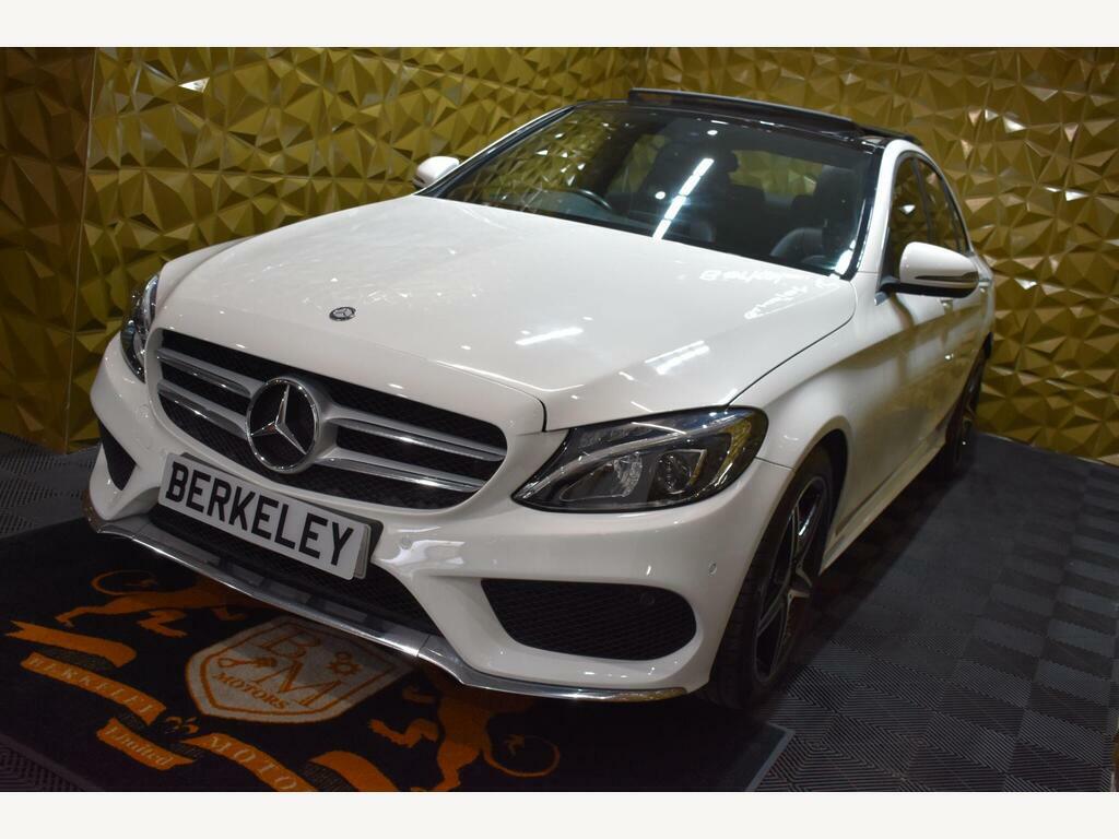 Mercedes-Benz C Class 2.1 C300dh Amg Line Premium G-tronic Euro 6 S White #3