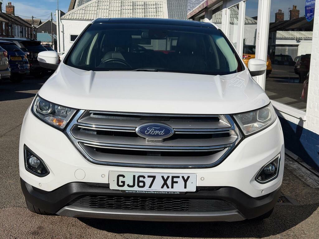 Ford Edge 2.0 Tdci Titanium Awd Euro 6 S S GJ67XFY White #2