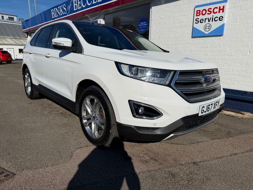 Ford Edge 2.0 Tdci Titanium Awd Euro 6 S S GJ67XFY White #6