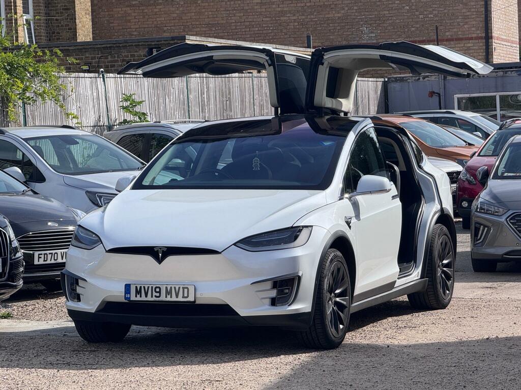 Tesla Model X Suv White #13