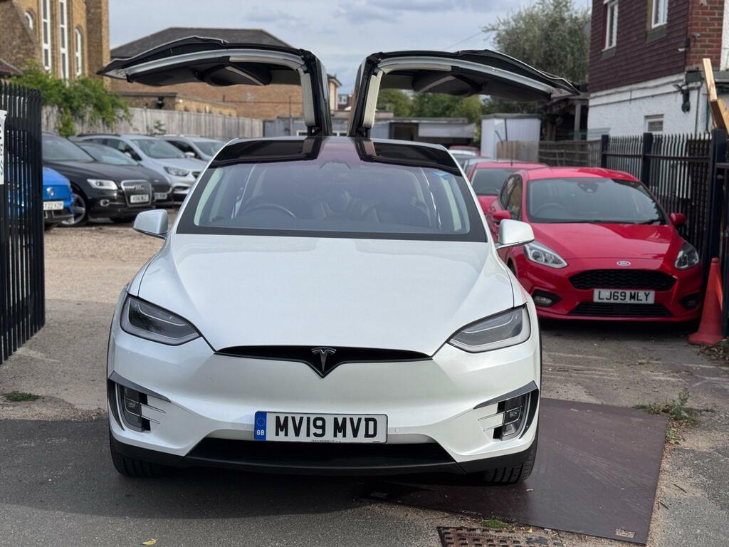 Tesla Model X Suv White #4