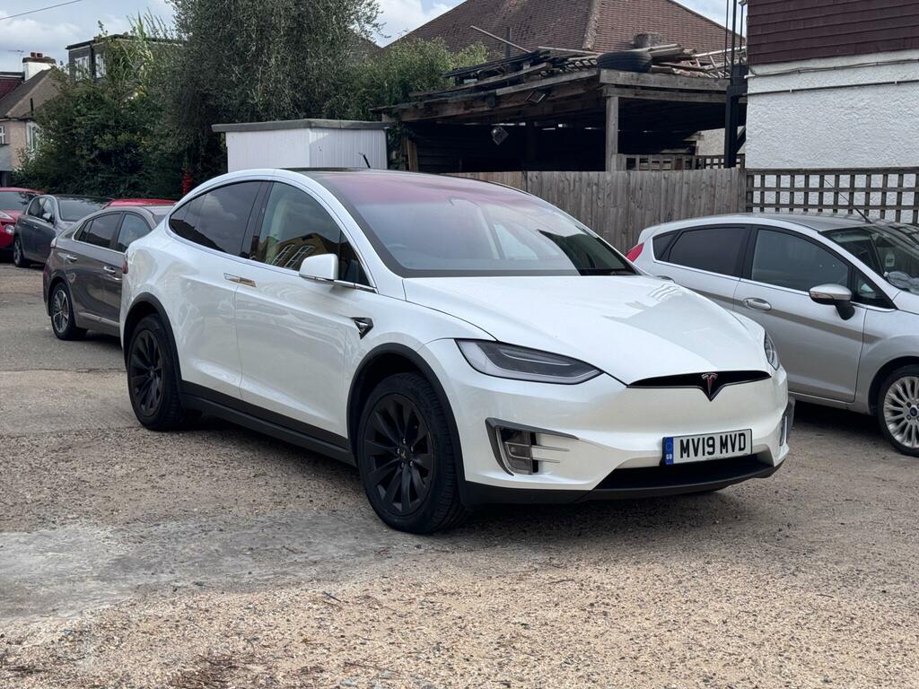 Tesla Model X Suv White #9