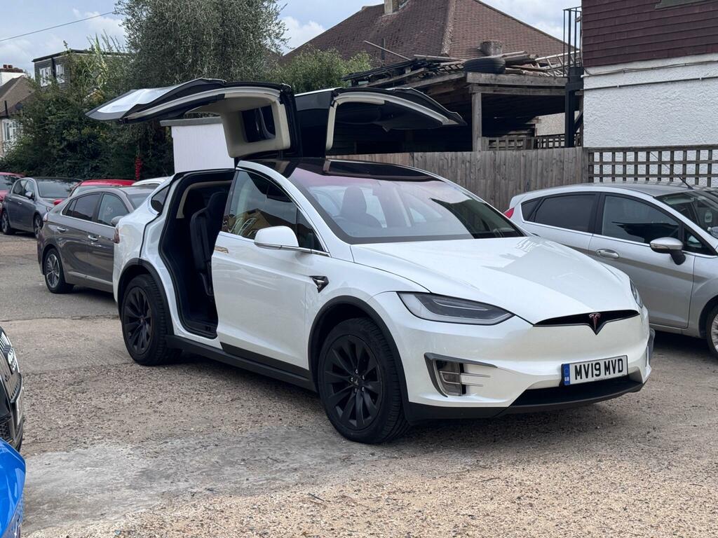 Tesla Model X Suv White #10