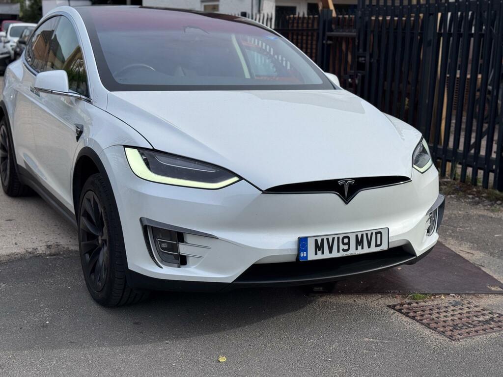 Tesla Model X Suv White #7
