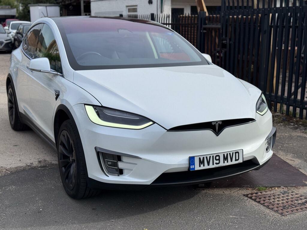 Tesla Model X Suv White #8