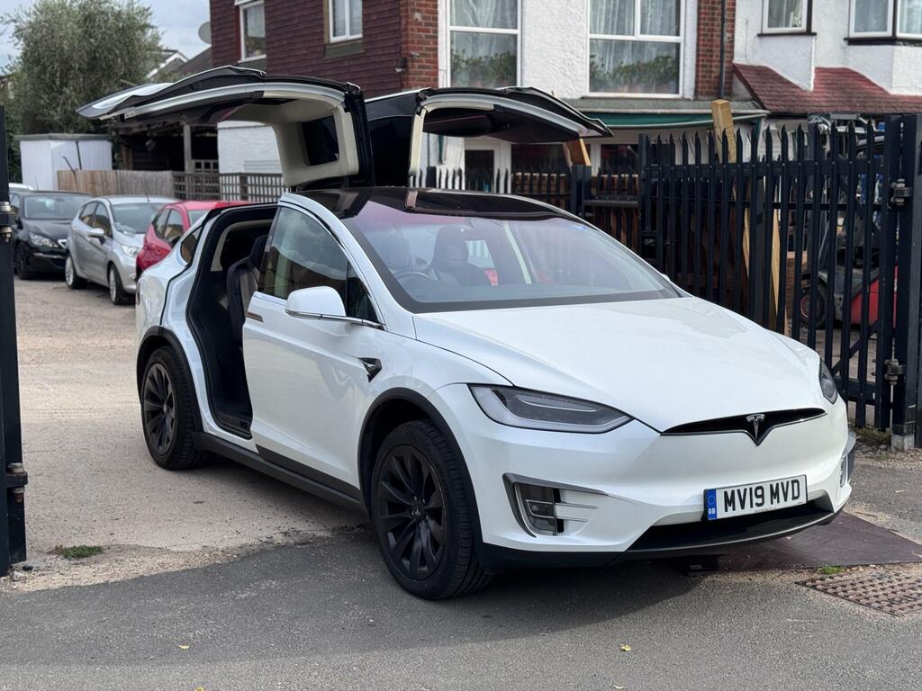 Tesla Model X Suv White #3