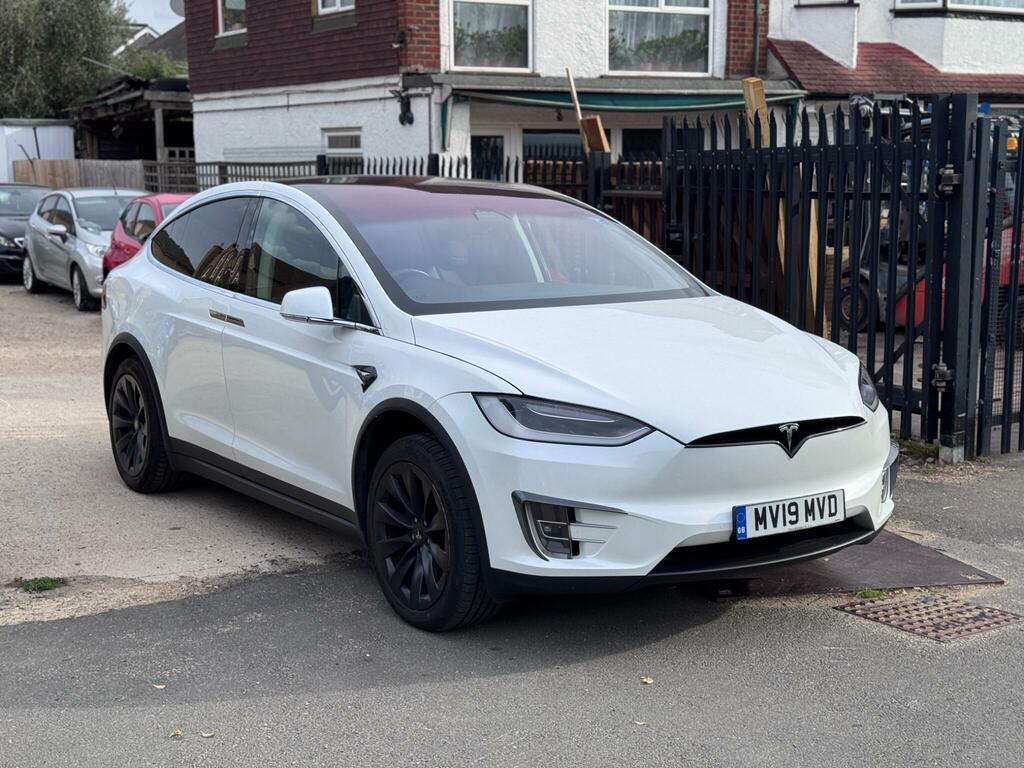 Tesla Model X Suv White #6