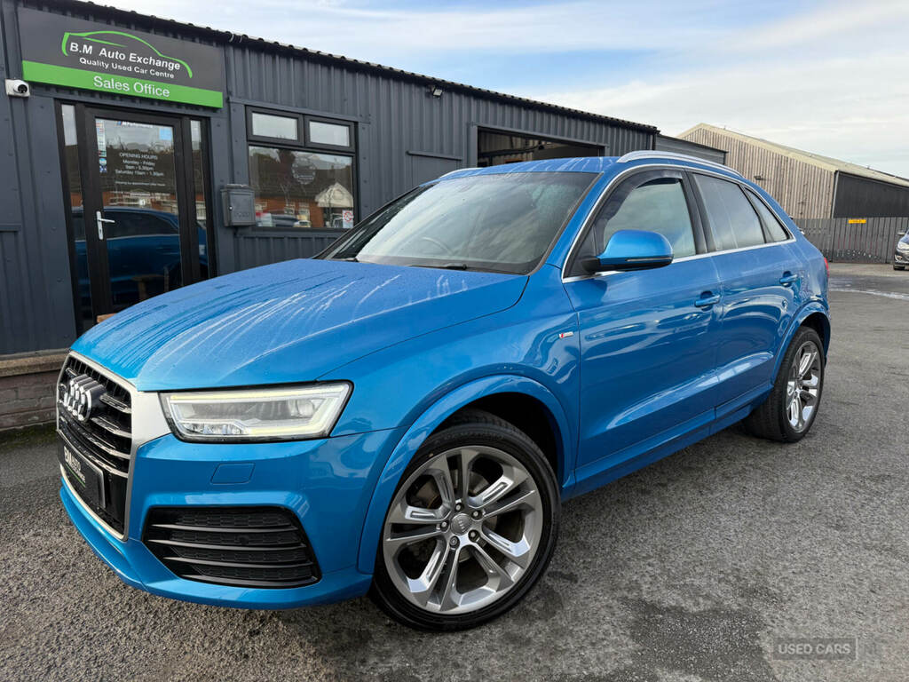 Audi Q3 2.0 Tdi 184 Quattro S Line Plus S Tronic Blue