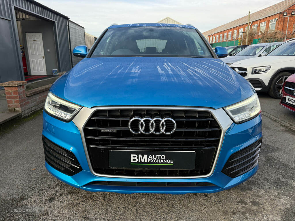 Audi Q3 2.0 Tdi 184 Quattro S Line Plus S Tronic Blue #3