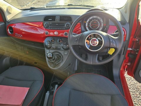 Fiat 500 0.9 500 Lounge Red #6