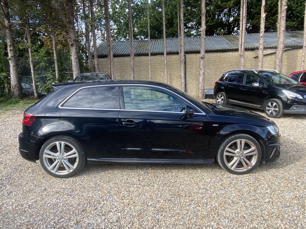 Audi A3 Hatchback 2.0 Tdi S Line 201414 LN14BDX Black #2