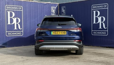 Audi Q4 E Tron 40 S Line Blue #5