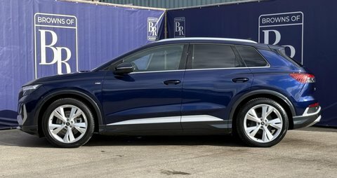 Audi Q4 E Tron 40 S Line Blue #6