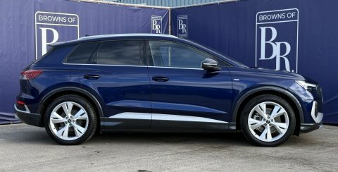 Audi Q4 E Tron 40 S Line Blue #3