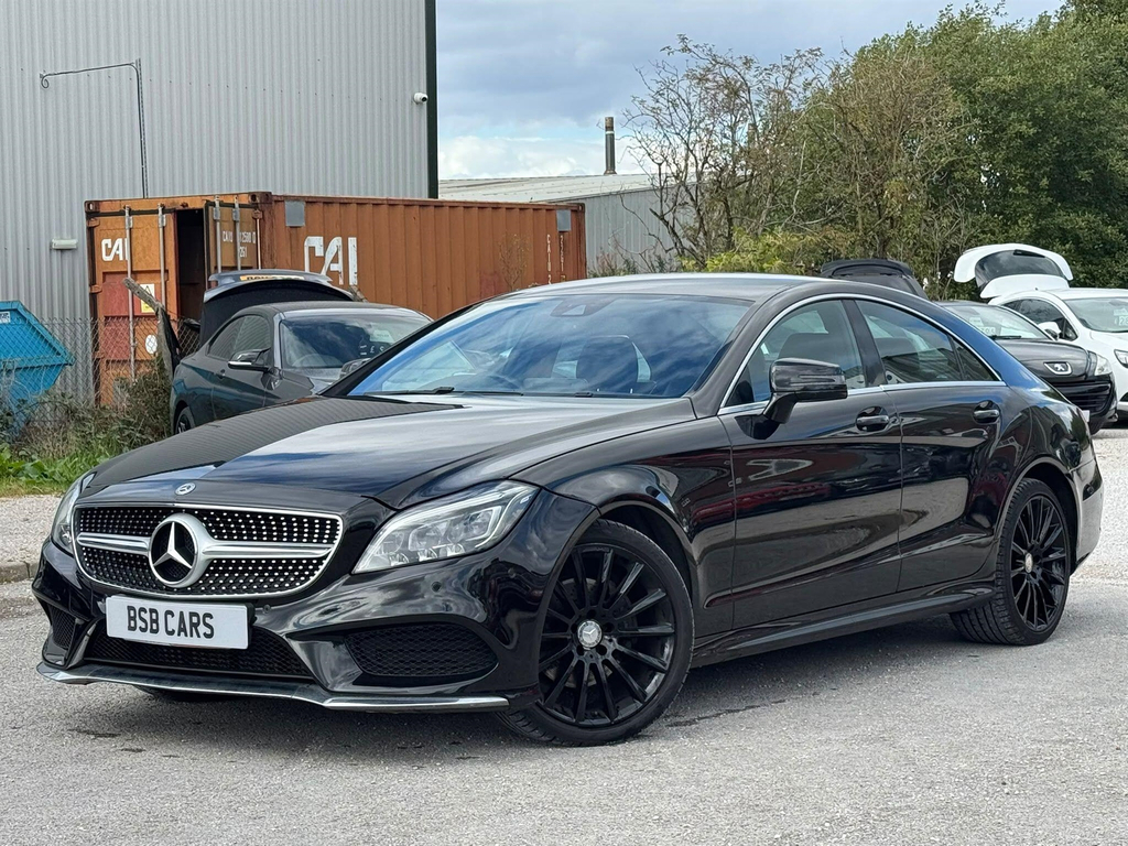 Mercedes-Benz CLS 2.1 Cls220 Bluetec Amg Line Coupe G-tronic Euro 6 Black #3