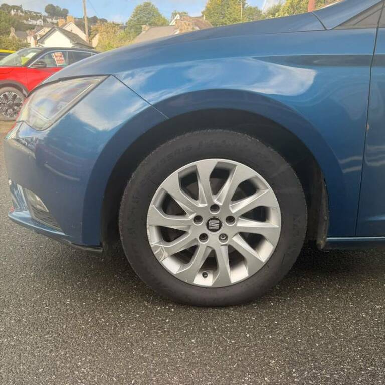 Seat Leon 1.6 Tdi 110 Se Technology Pack - 2015 65 AF65FKJ Blue #3