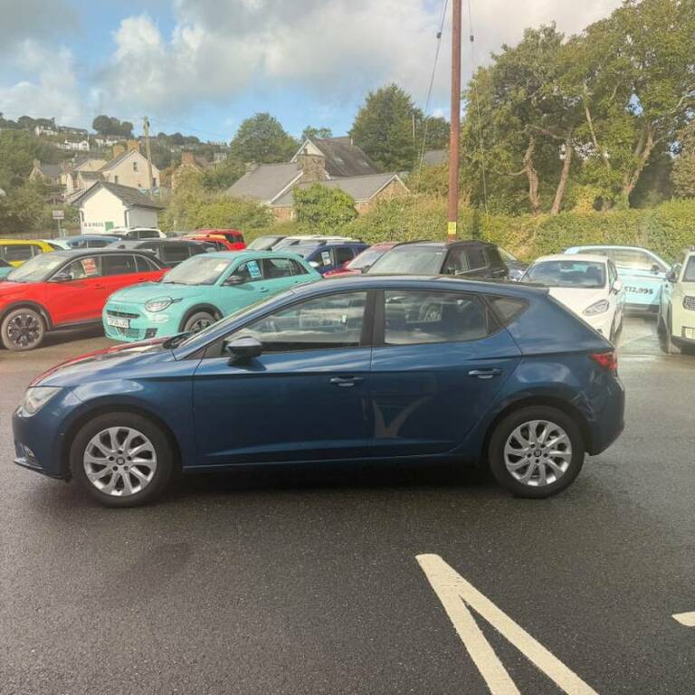 Seat Leon 1.6 Tdi 110 Se Technology Pack - 2015 65 AF65FKJ Blue #4