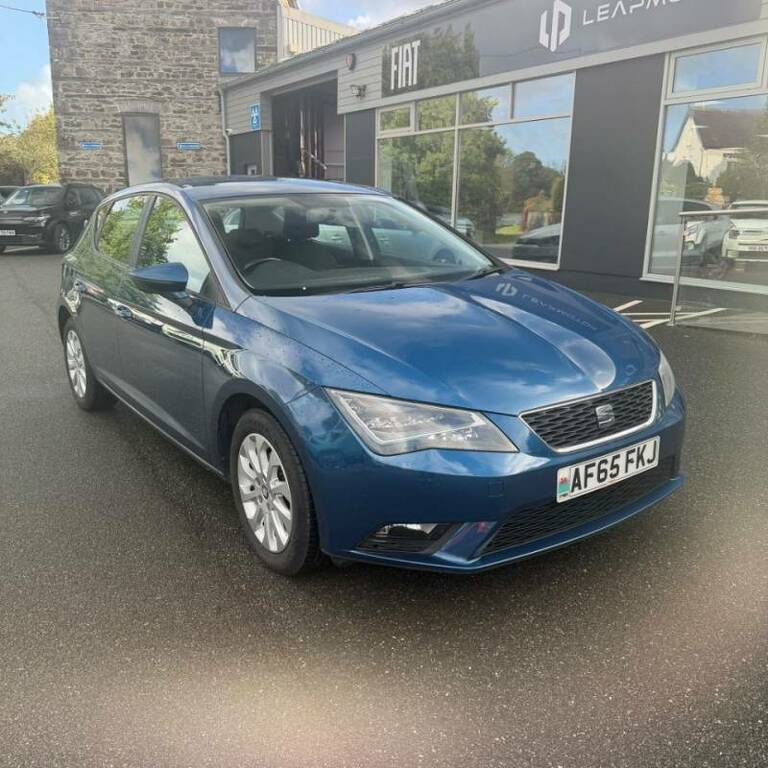 Seat Leon 1.6 Tdi 110 Se Technology Pack - 2015 65 AF65FKJ Blue #2