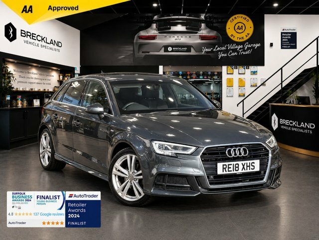 Audi A3 1.0 Tfsi S Line Sportback S Tronic Euro Grey