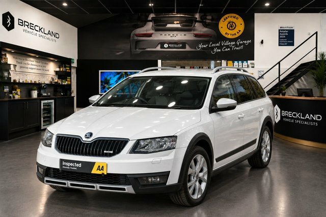 Skoda Octavia 2.0 Tdi Scout Estate 4Wd Euro 6 White #4