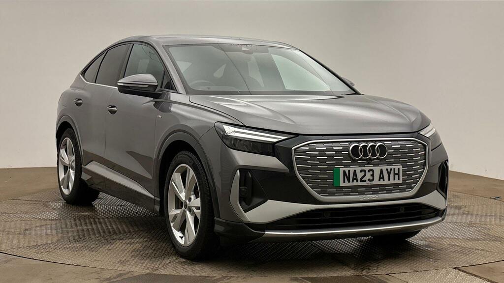 Audi Q4 E Tron 40 S Line Sportback 82Kwh Grey