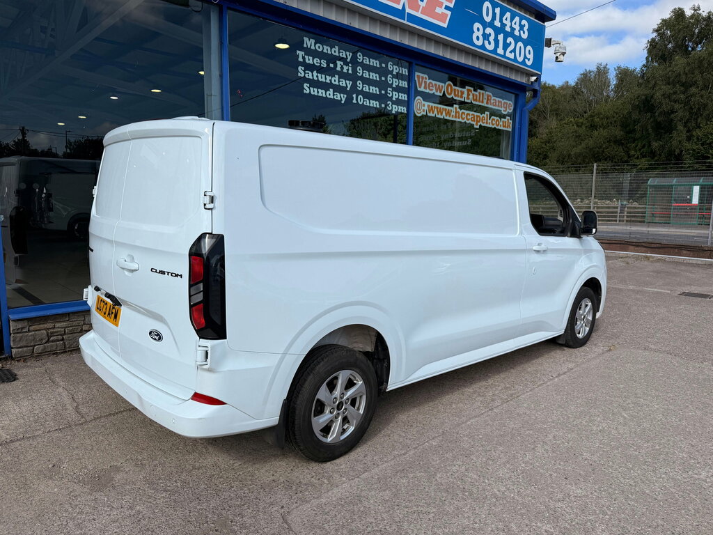 Ford Transit Custom 2.0 300 Ecoblue Limited Panel Van Manua White #6