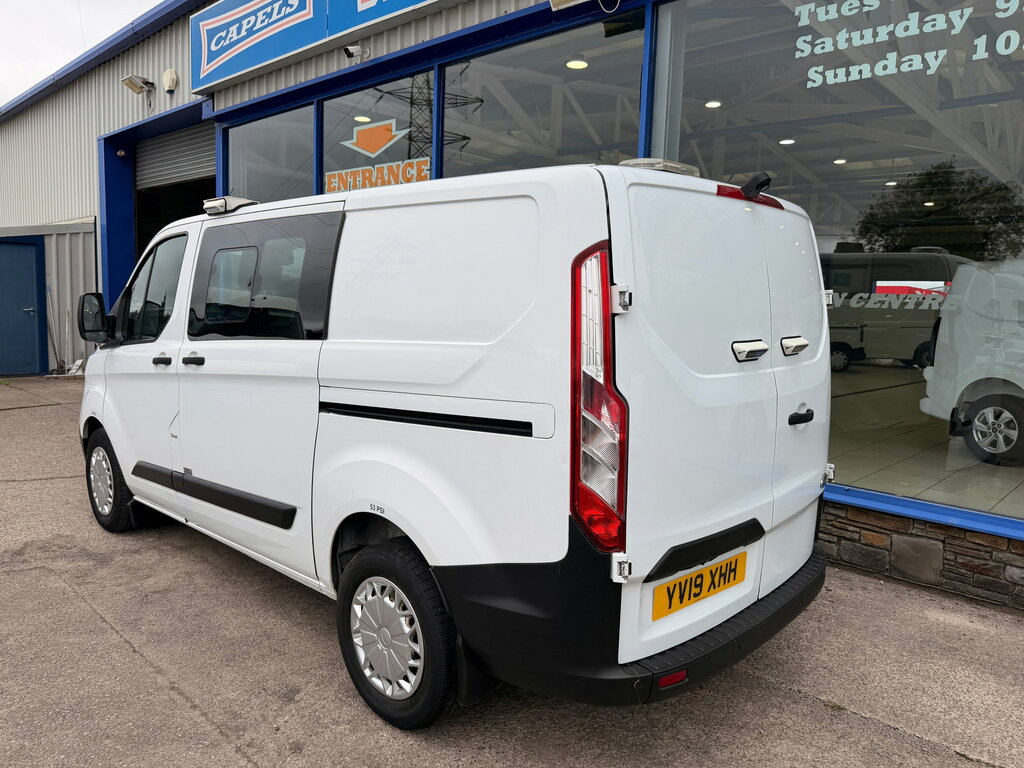Ford Transit Custom 2.0 320 Ecoblue Crew Van Double Cab Man White #4