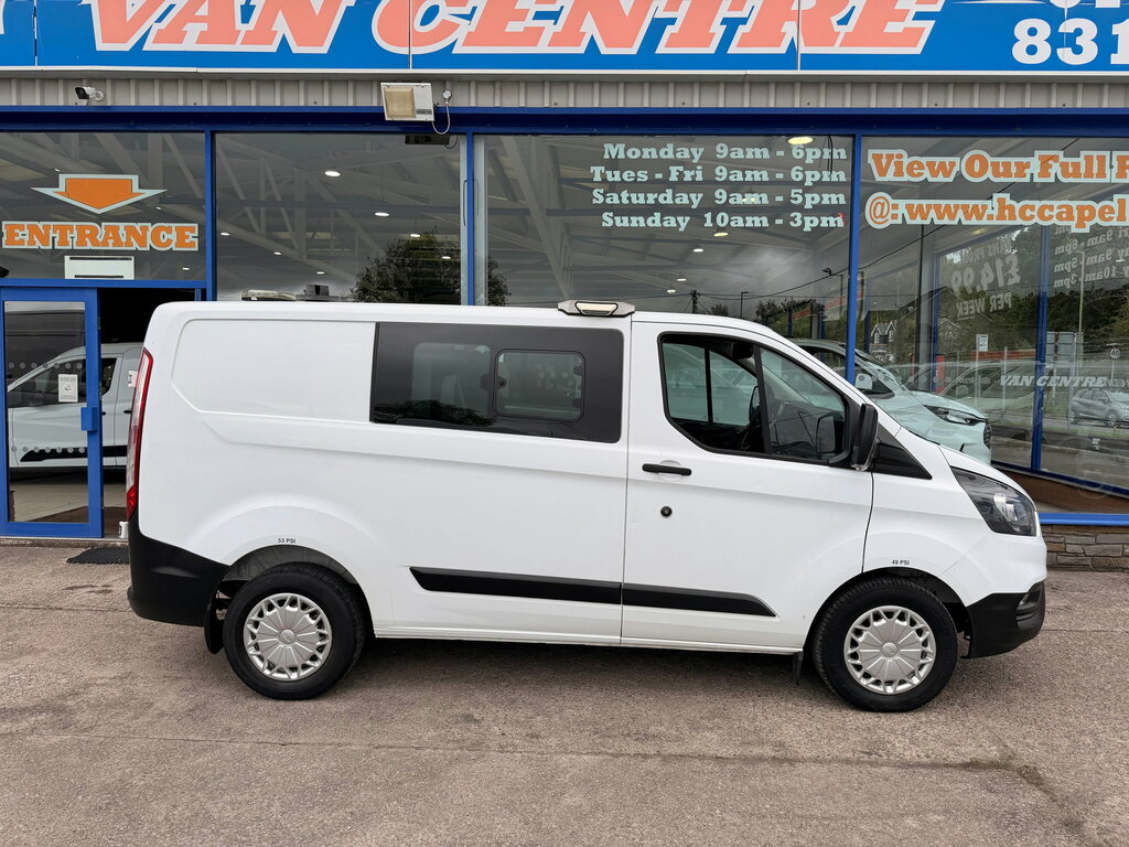 Ford Transit Custom 2.0 320 Ecoblue Crew Van Double Cab Man White #6