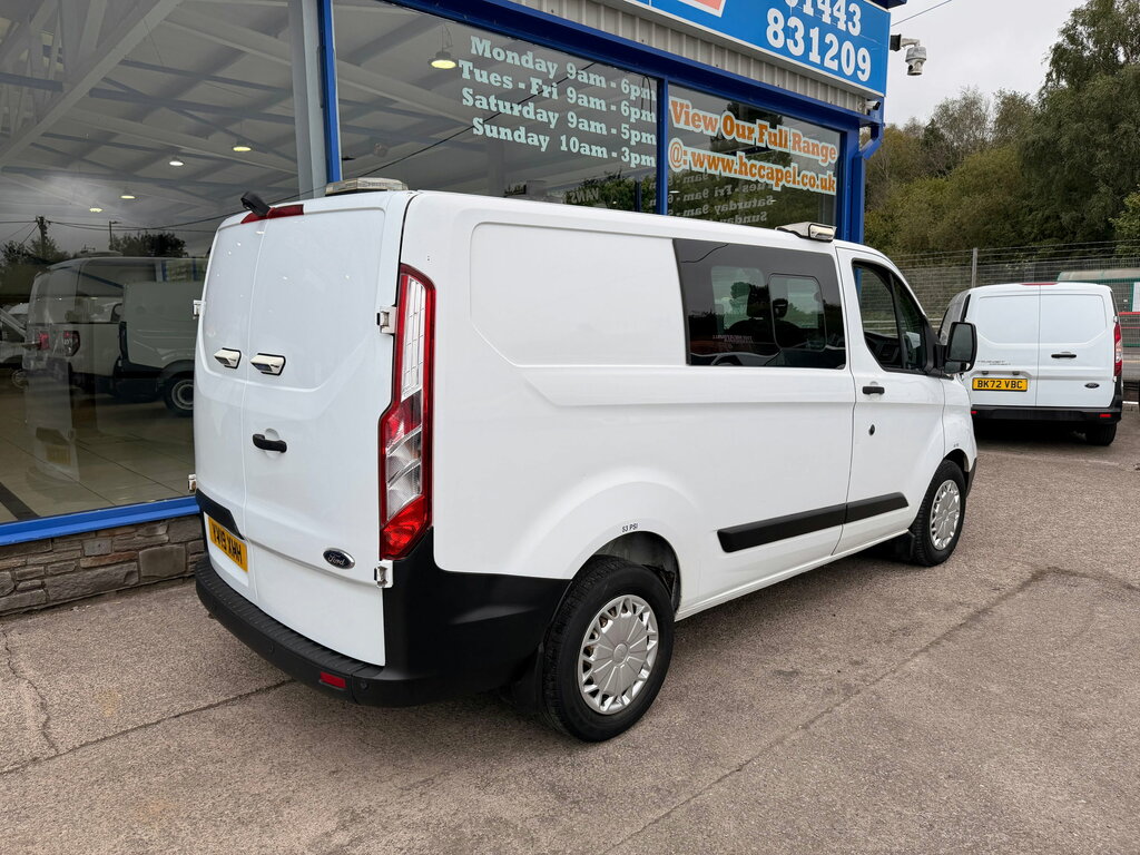Ford Transit Custom 2.0 320 Ecoblue Crew Van Double Cab Man White #5