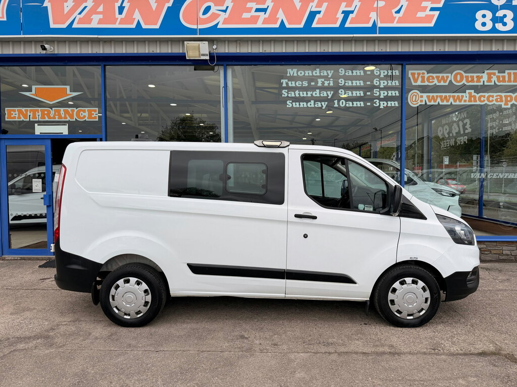 Ford Transit Custom 2.0 320 Ecoblue Crew Van Double Cab Man White #6