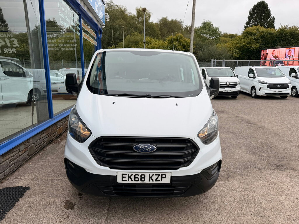 Ford Transit Custom 2.0 320 Ecoblue Crew Van Double Cab Man White #2