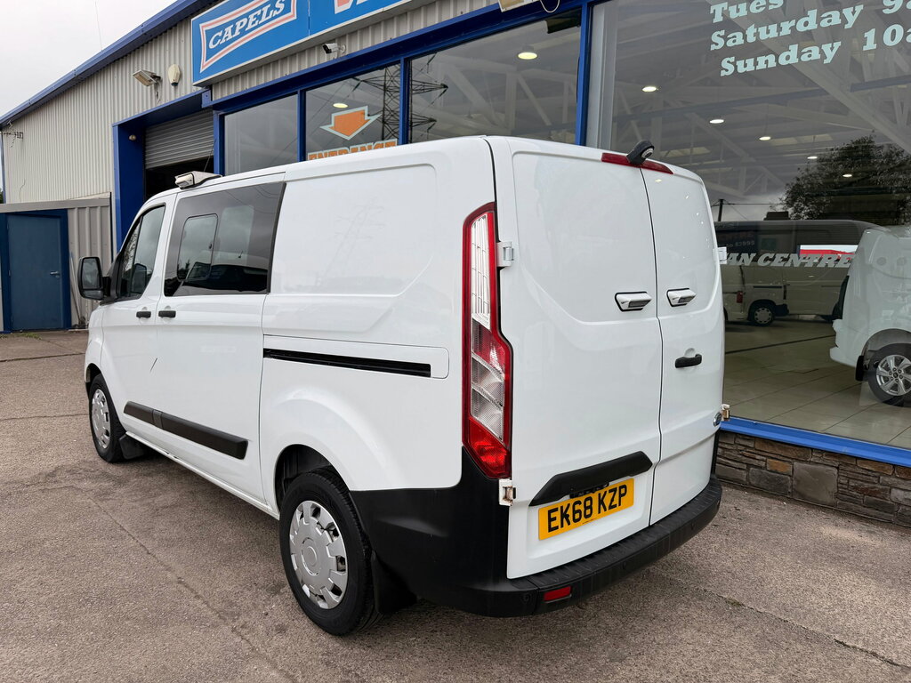 Ford Transit Custom 2.0 320 Ecoblue Crew Van Double Cab Man White #4