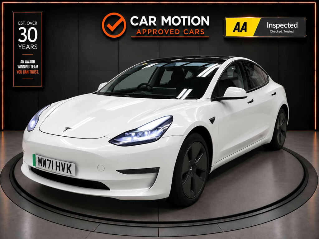 Tesla Model 3 Model 3 Long Range Awd 4Wd White #3