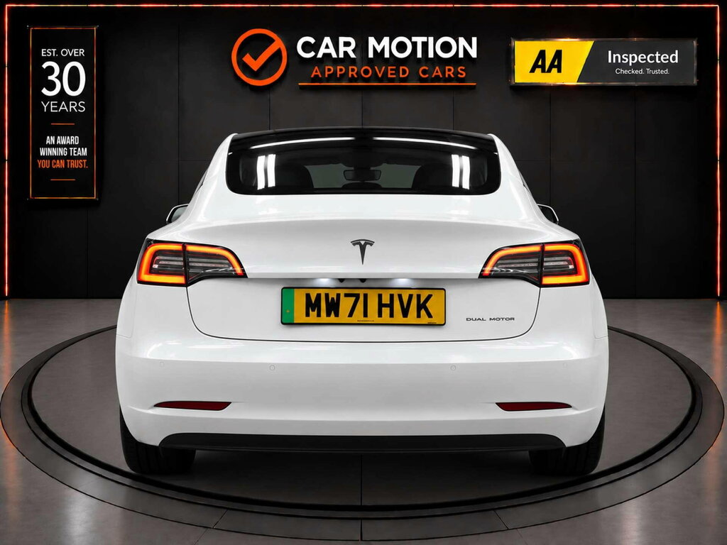 Tesla Model 3 Model 3 Long Range Awd 4Wd White #5