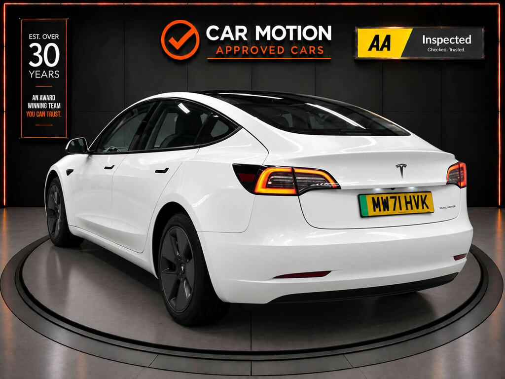 Tesla Model 3 Model 3 Long Range Awd 4Wd White #6