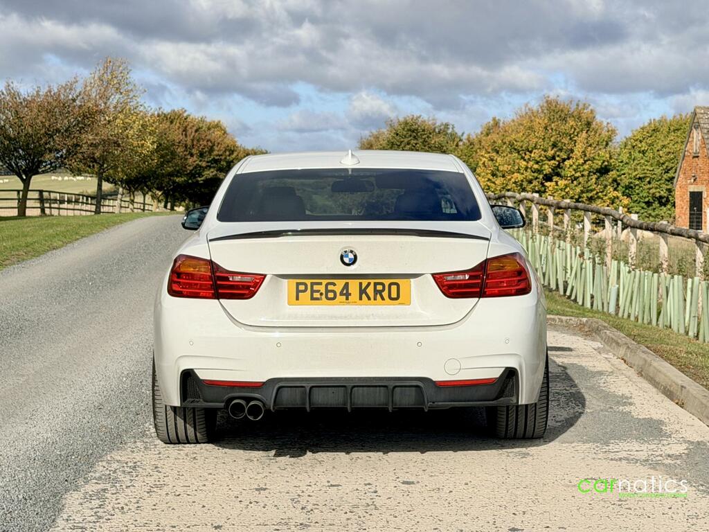 BMW 4 Series Gran Coupe M Sport White #3