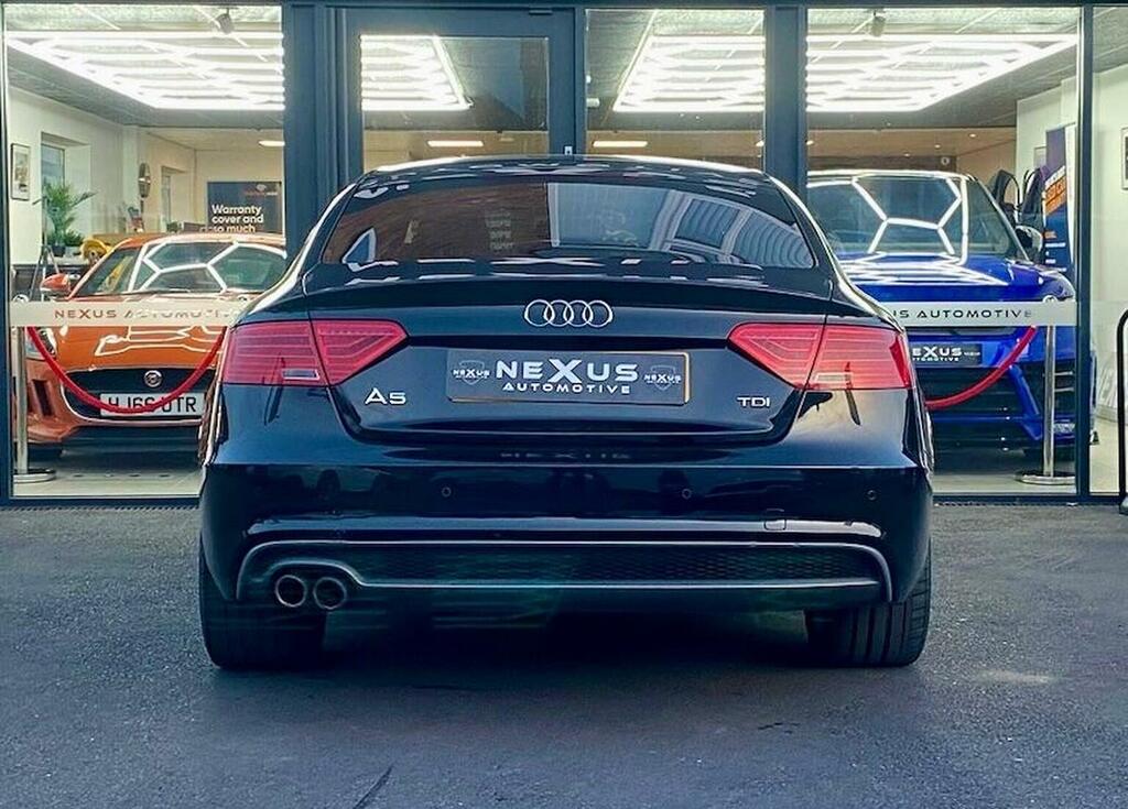 Audi A5 2.0 Tdi Black Edition Sportback S Tronic Quattro E Blue #6