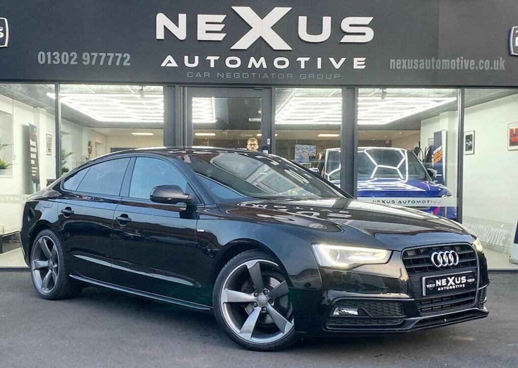 Audi A5 2.0 Tdi Black Edition Sportback S Tronic Quattro E Blue