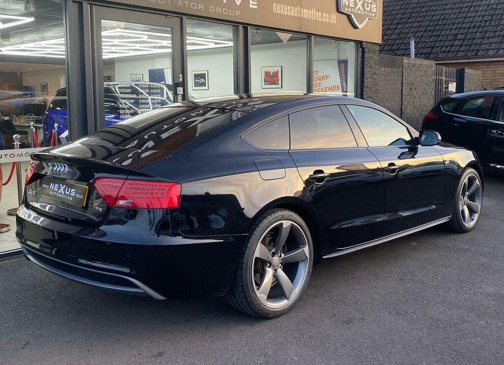 Audi A5 2.0 Tdi Black Edition Sportback S Tronic Quattro E Blue #3