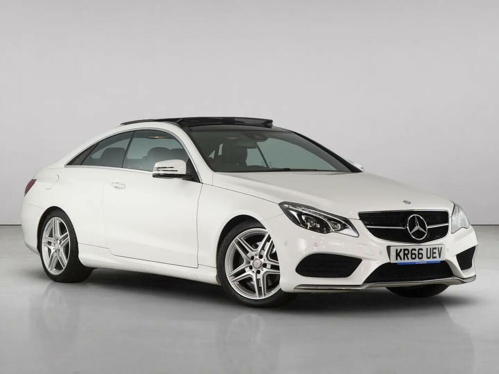 Mercedes-Benz E Class 2.1 E220d Amg Line Edition Coupe G-tron White