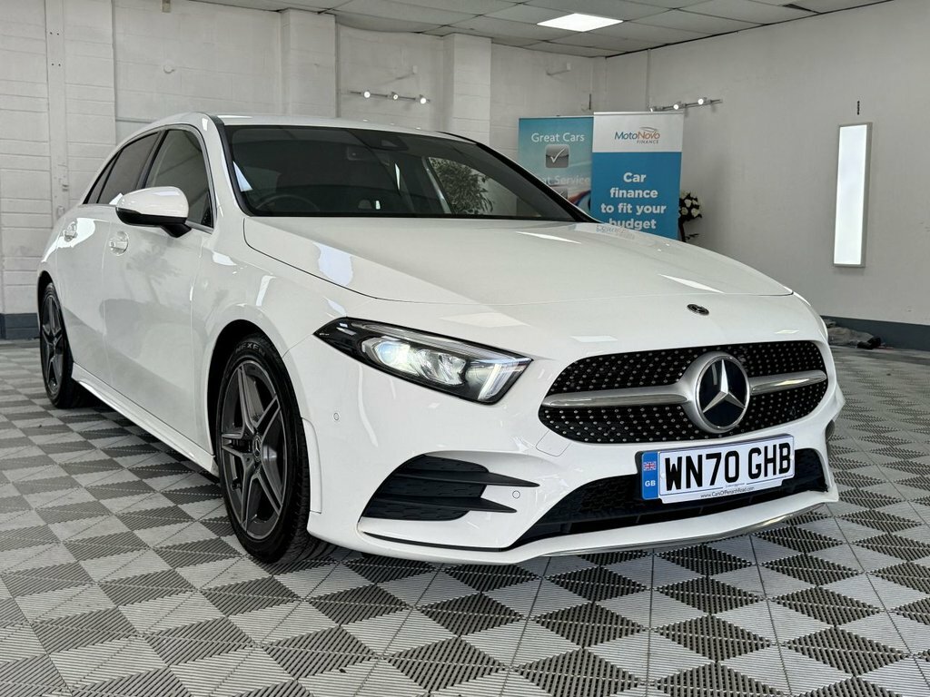 Mercedes-Benz A Class 2020 1.3 A180 Amg Line Executive Hatchback P White #4